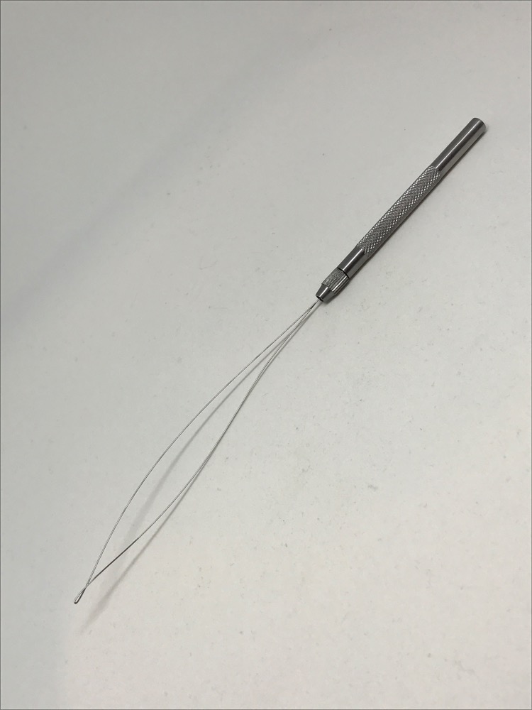Copper Hair Extension Plier, Copper Needle Loop Threader